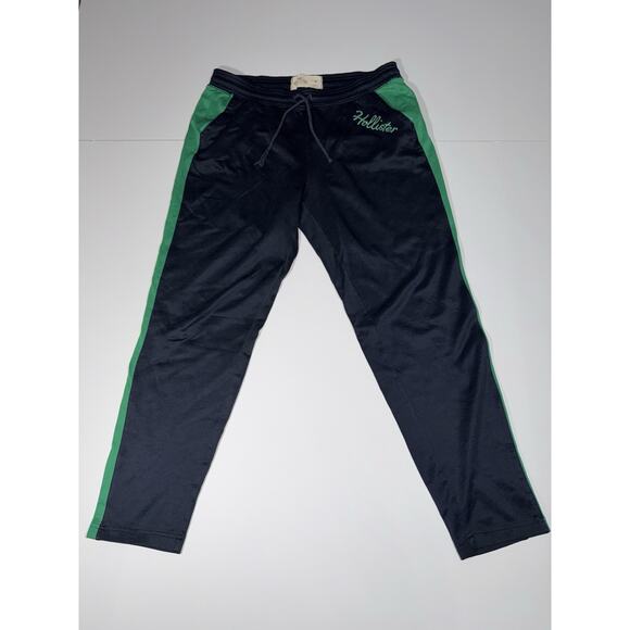 Vintage 2000s Hollister Womens Size Medium Sweatpants Green Blue y2k rare vtg - Picture 2 of 8